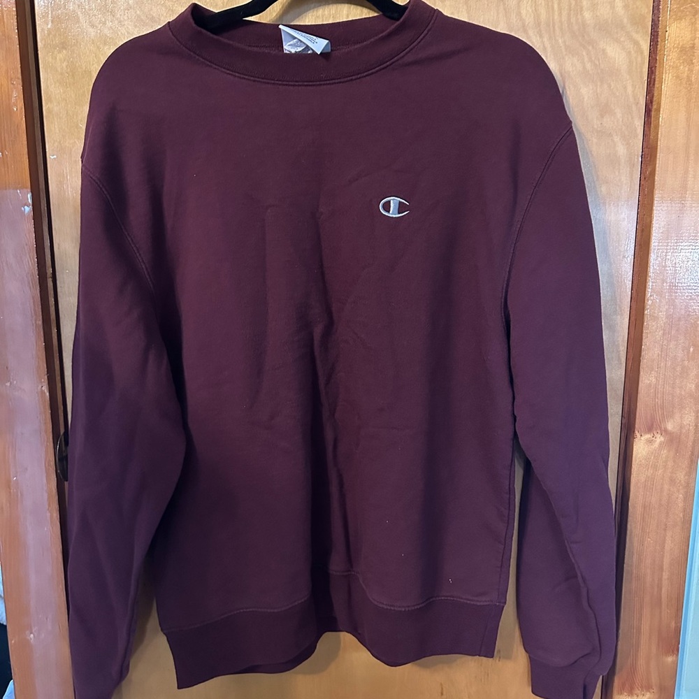 Champion Maroon CrewNeck